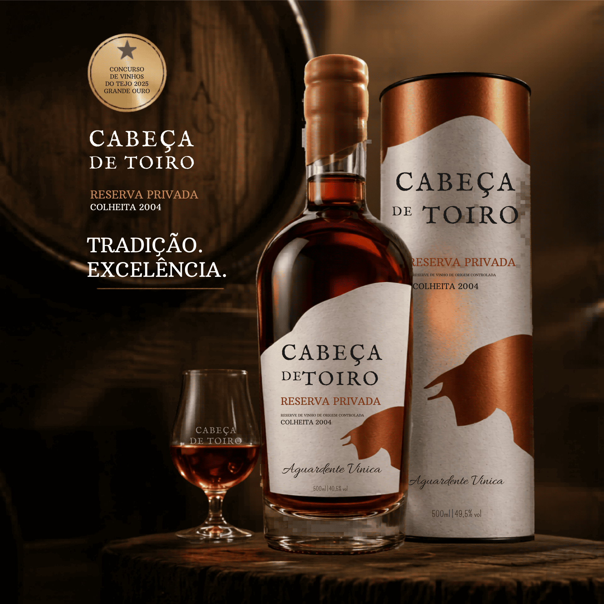 CABEÇA DE TOIRO AGUARDENTE VÍNICA RESERVA PRIVADA 